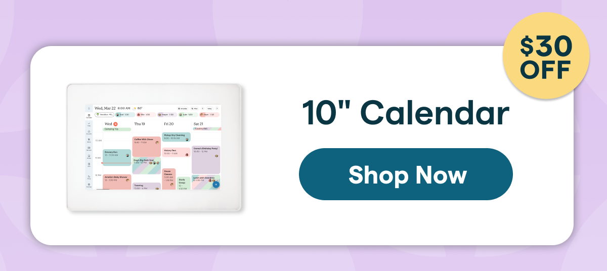 shop 10" calendar today