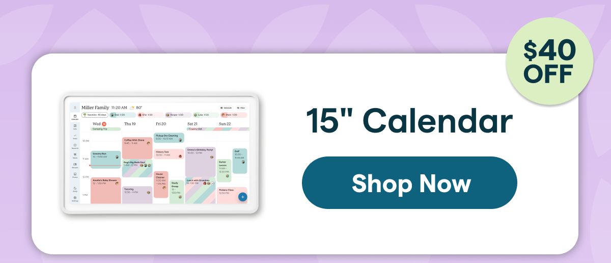shop 15" calendar today