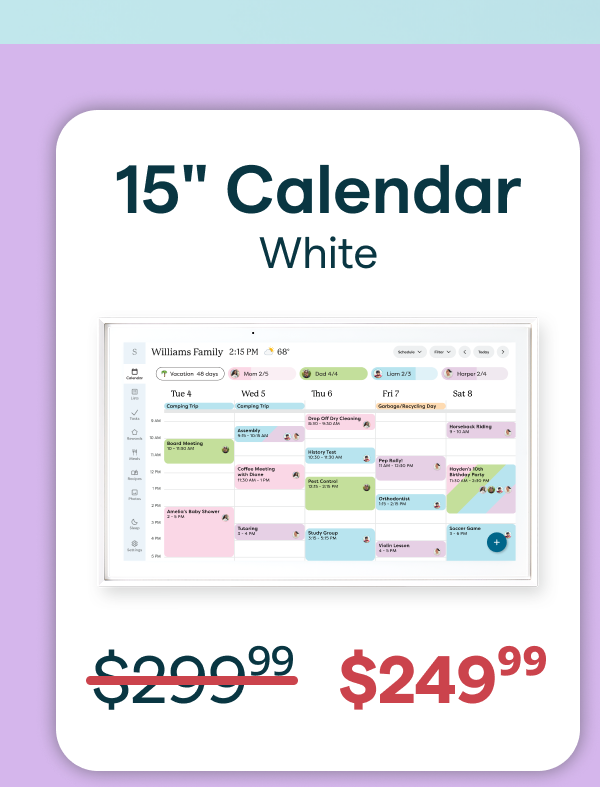 shop 15in calendar
