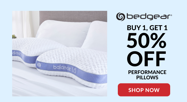 Bedgear - Buy 1, Get 1 50% Off Performance Pillows | Shop Now