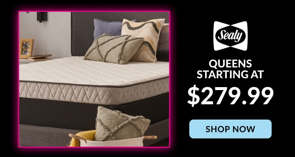 Sealy | Queens Starting at $279.99 | Shop Now