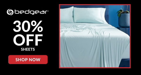 Bedgear | 30% Off | Sheets | Shop Now