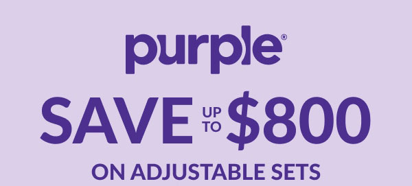 Purple | Save Up To $800 On Adjustable Sets