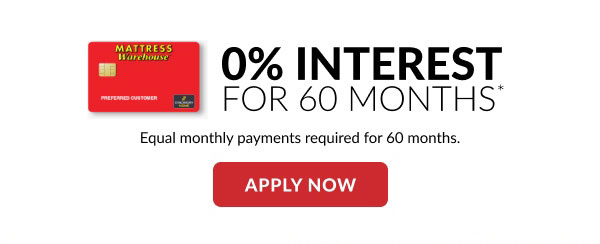 0% Interest For 60 Months* | Apply Now