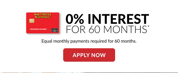 0% Interest For 60 Months* | Apply Now