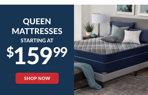 Queen Mattresses Starting At $159.99 | Shop Now