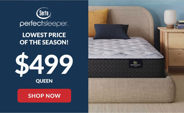Serta Perfectsleeper | Lowest Price Of The Season! | $499 Queen | Shop Now