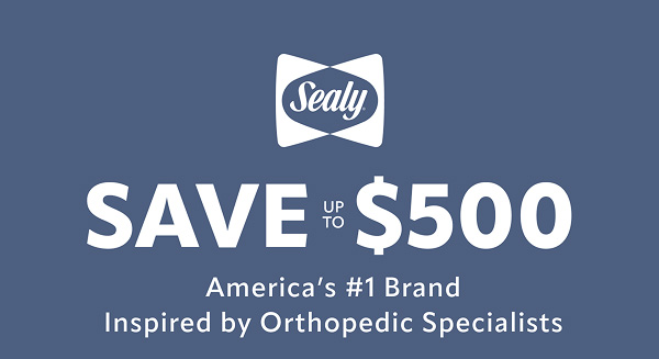 Sealy save up to $500