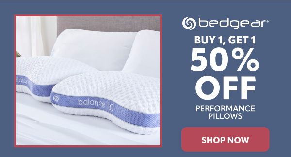 Bedgear bogo 50% off pillows