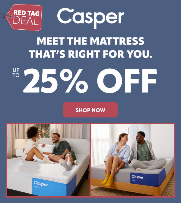 Casper save up to 25%