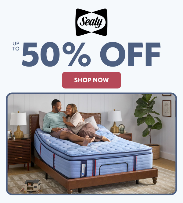 Sealy up to 50% off