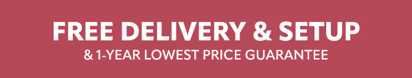 Free delivery and setup