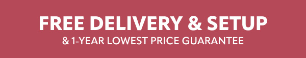 Free delivery and setup