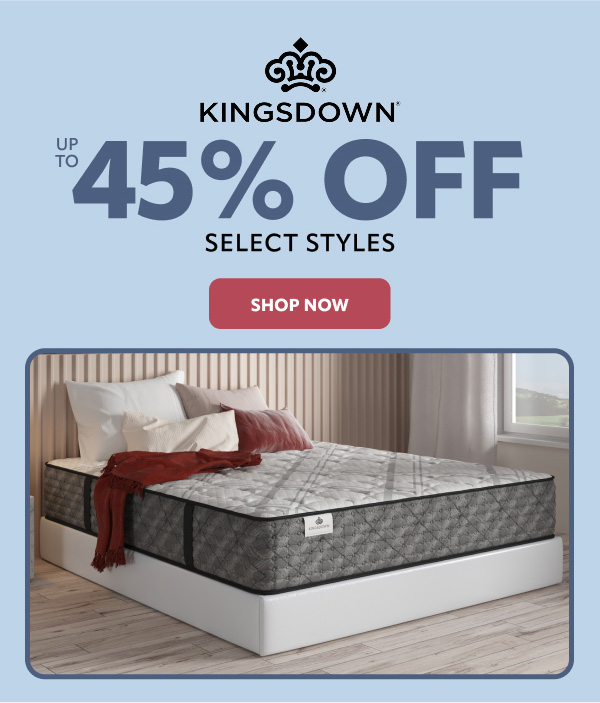 Kingsdown save up to 45% on handcrafted excellence