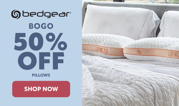 Bedgear bogo 50% off pillows