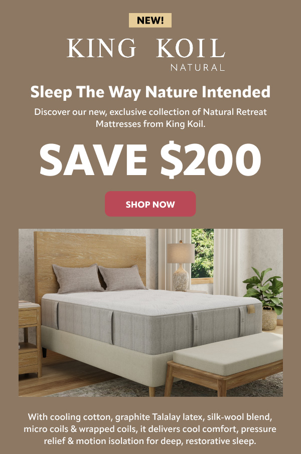 King Koil save $200