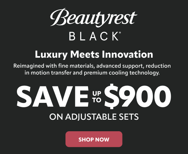 Beautyrest Black save up to $900 on adjustable sets
