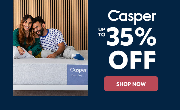 Casper up to 35% off