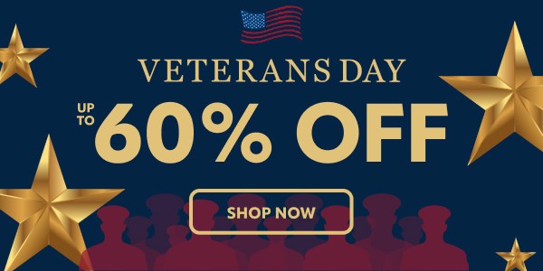 Veterans Day save up to 60%