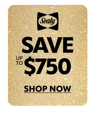 Sealy save up to $750