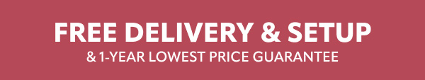 Free delivery and setup