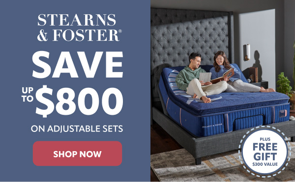 Stearns and Foster save up to $800