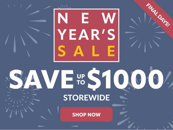 New Years Sale save up to $1000