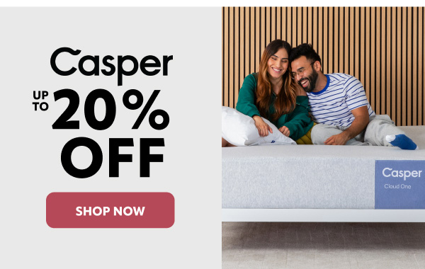 Casper up to 20% off