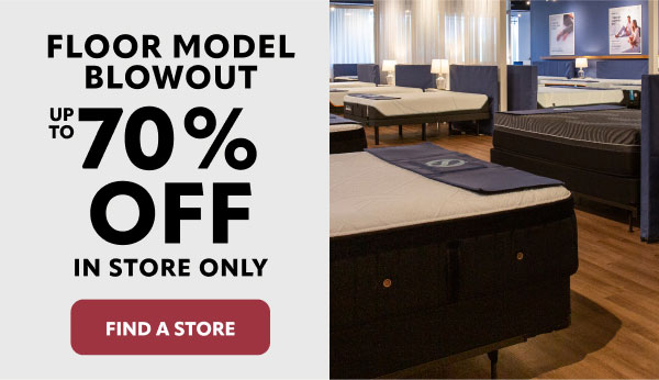 Floor model blowout up to 70% off