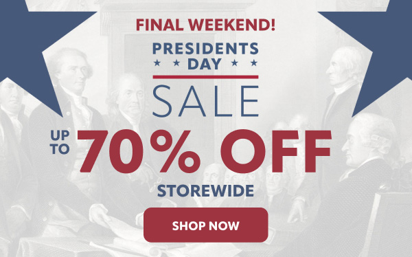 Presidents Day Sale up to 70% off