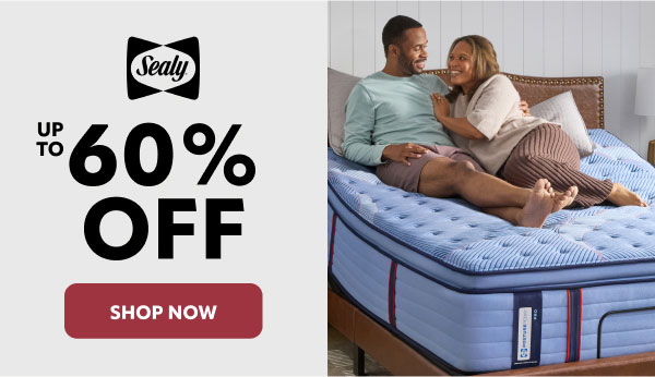 Sealy up to 60% off