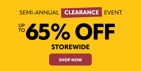 semi annual clearance save up to 65%