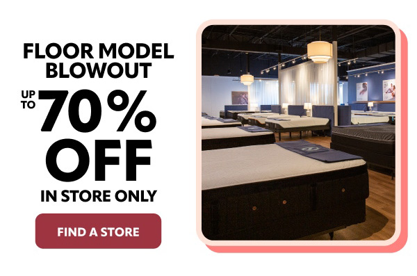 Up to 70% off floor models!