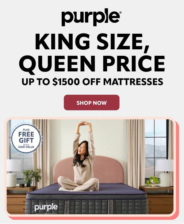 Purple up to $1500 off