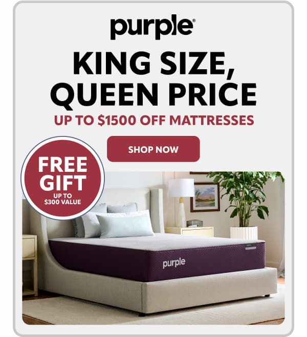 Purple King size queen price