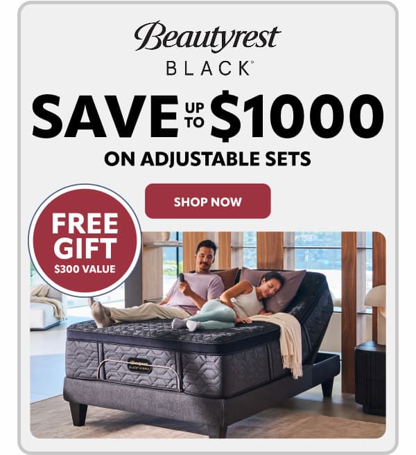 Beautyrest Black save up to $1000
