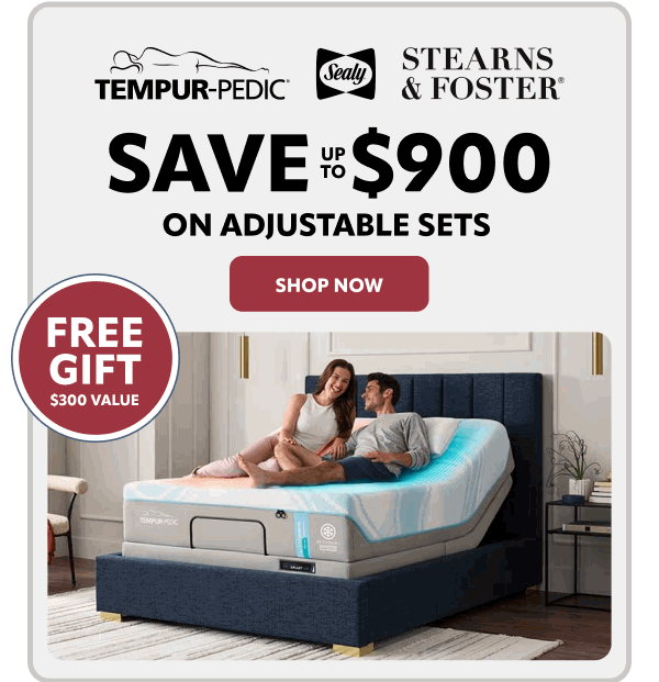 Stearns and Foster up to $900 off