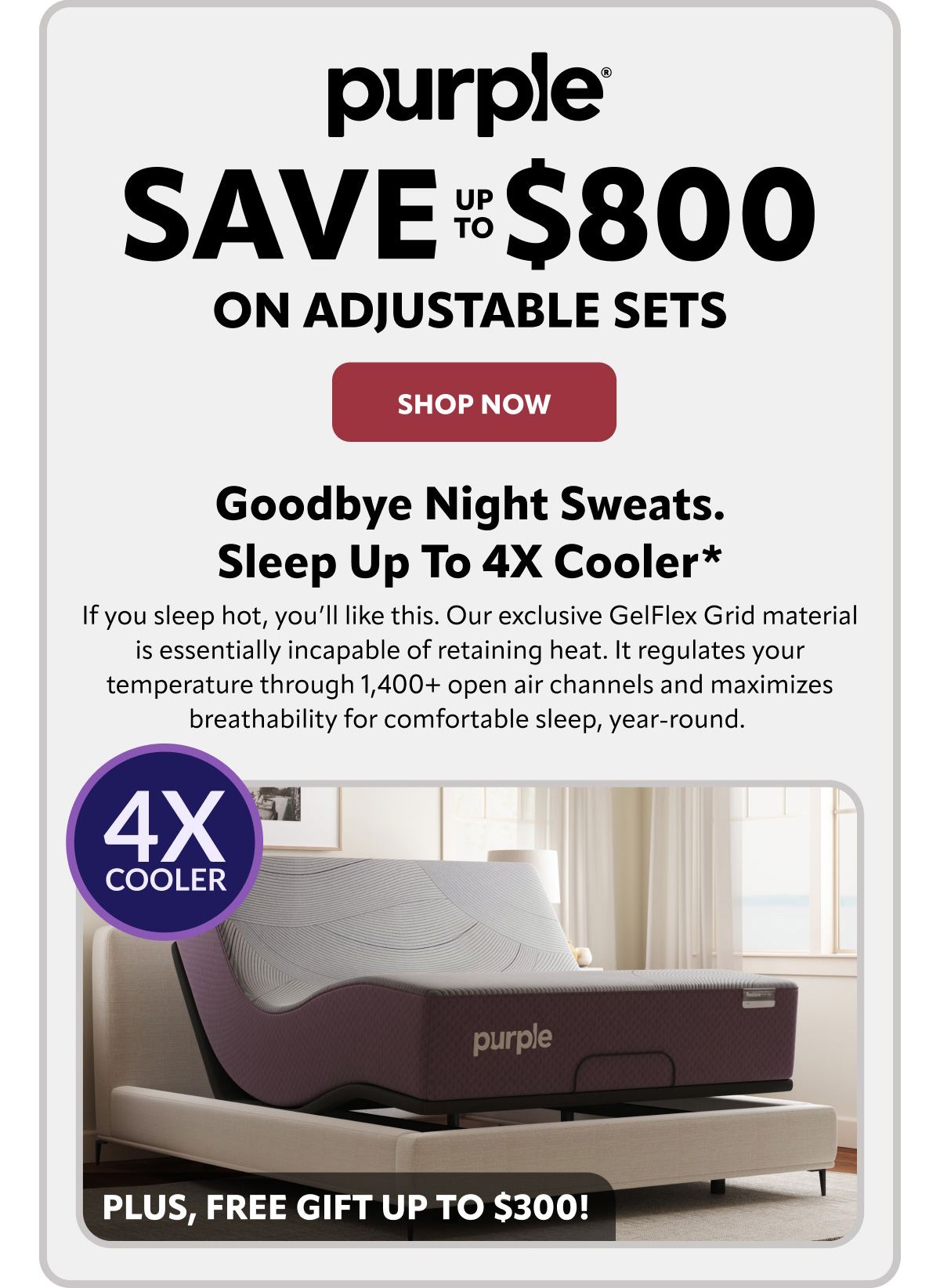 Save up to $800 on adjustable sets
