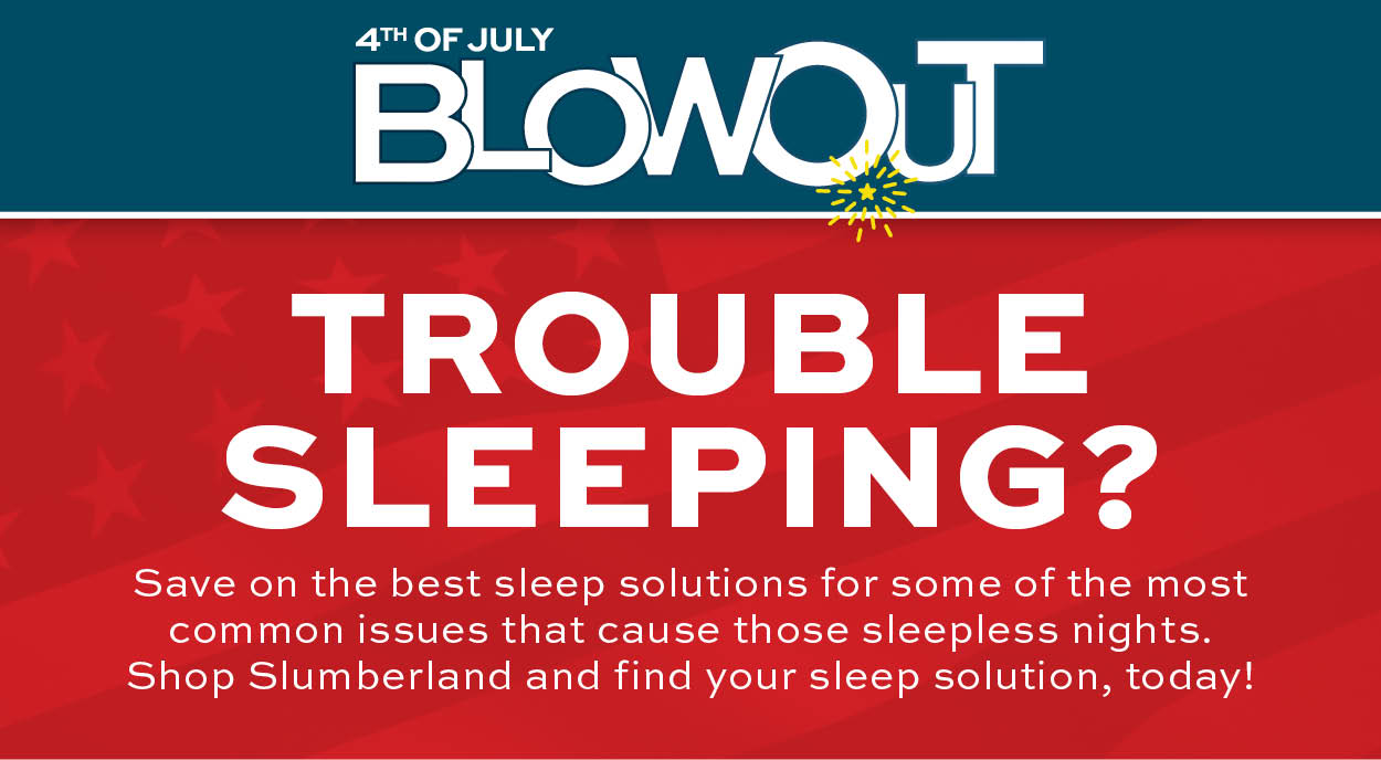 Trouble sleeping? We've got solutions!