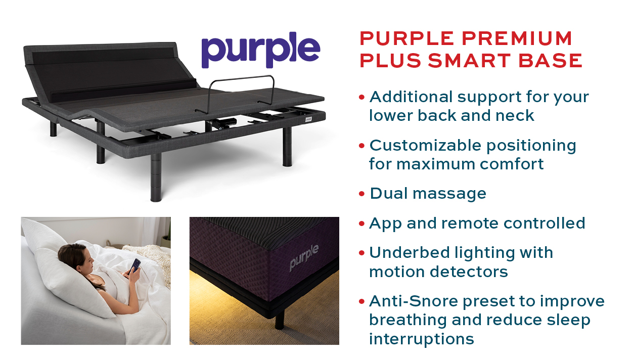Purple premium plus smart base