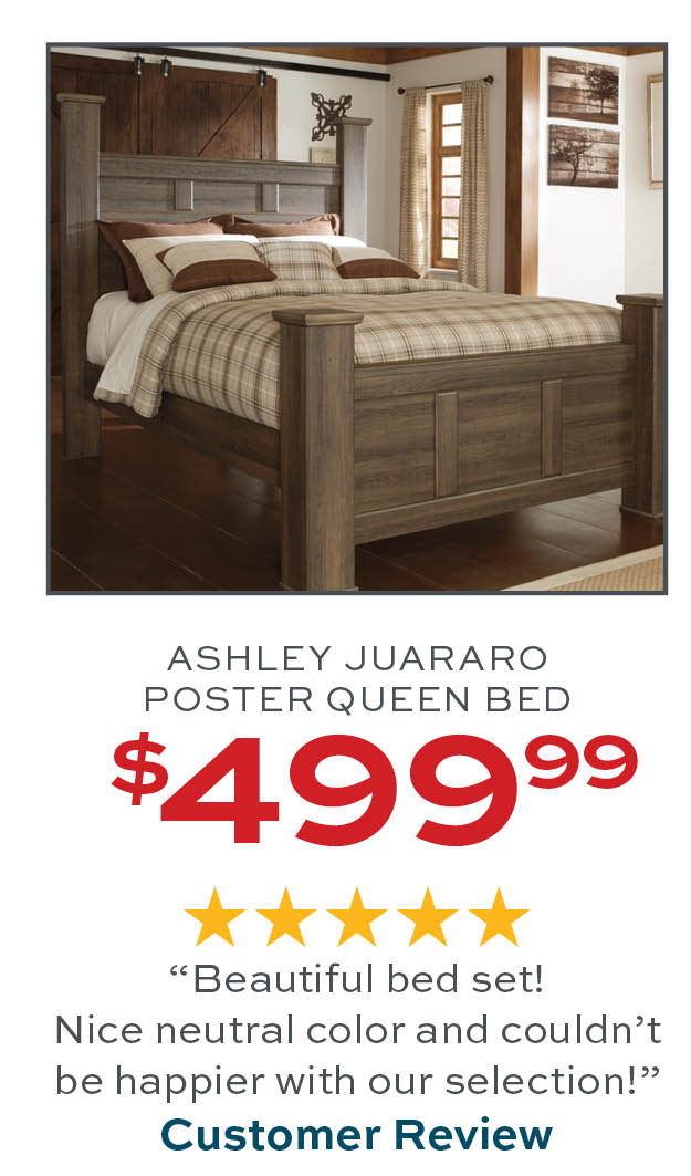 Ashley Juararo Poster Queen Bed $499.99