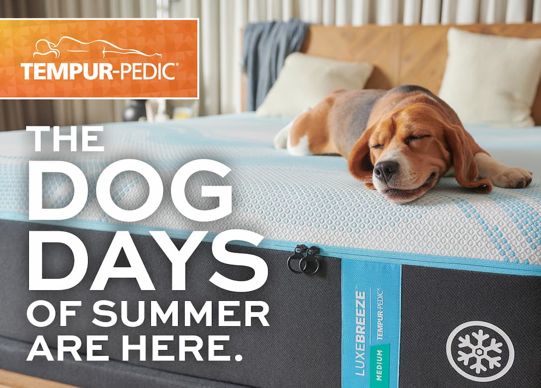 Beat the heat with Slumberland and Tempur-Pedic!