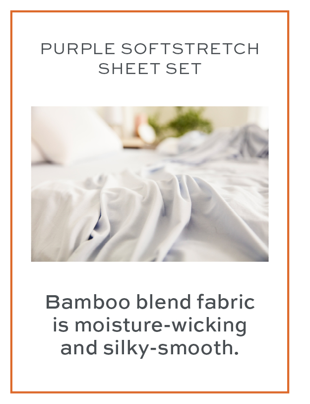 purple softstretch sheet set