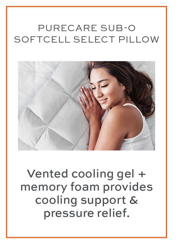 Purecare sub-0 softcell select pillow