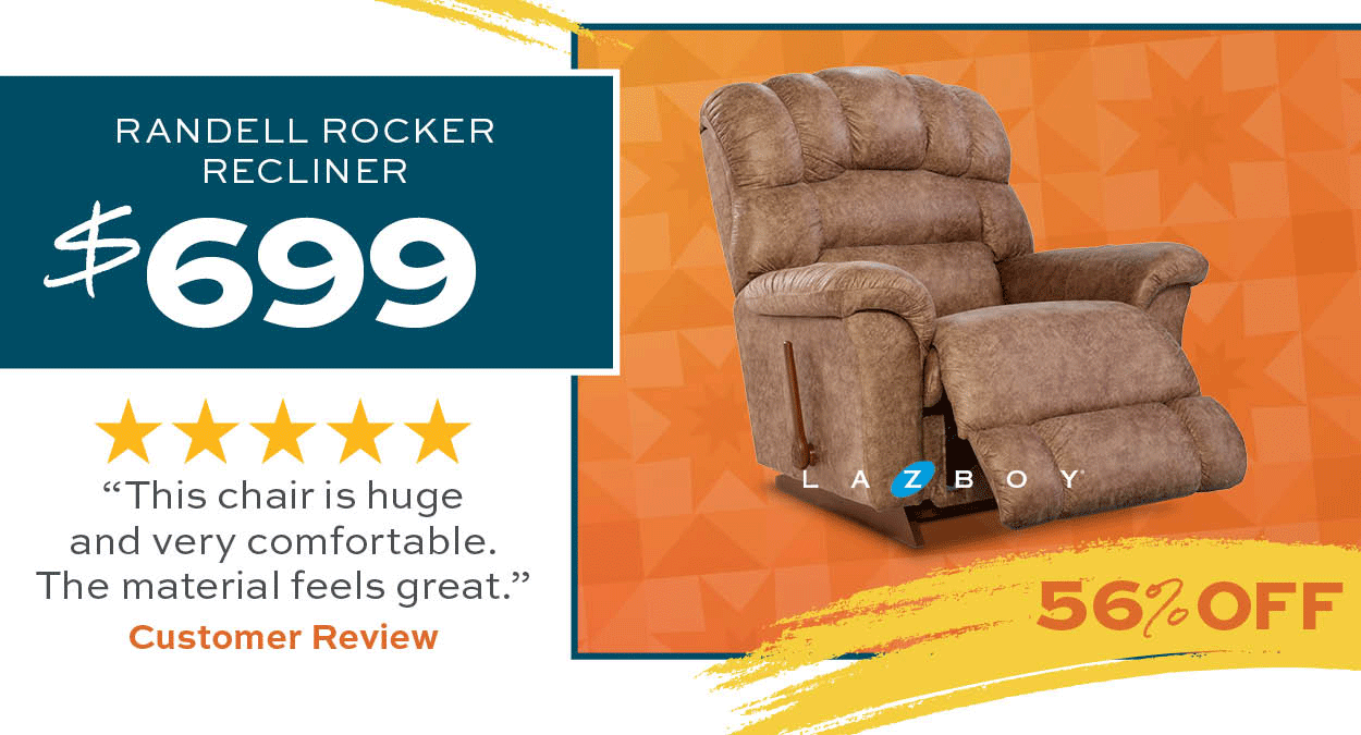 Randell Rocker Recliner $699