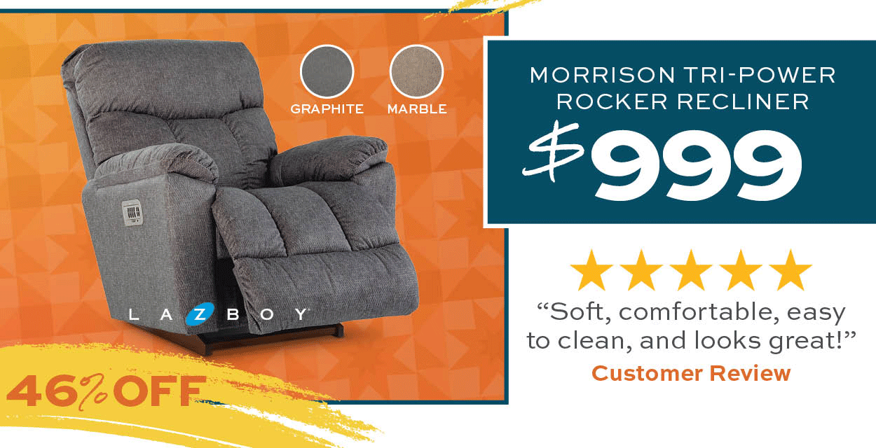 Morrison Tri-Power Rocker Recliner $999