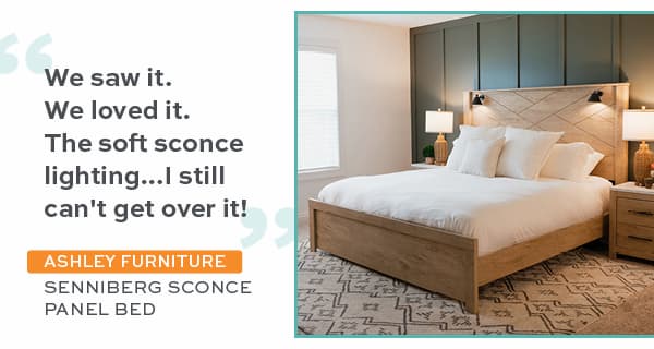 Senniberg sconce panel bed