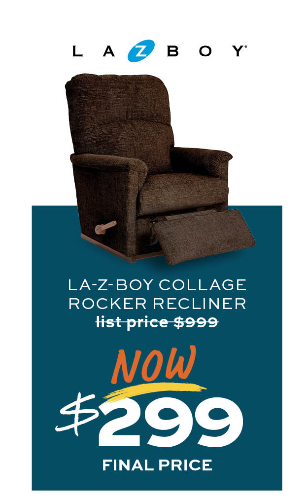 La-Z-Boy Collage Rocker Recliner now $299