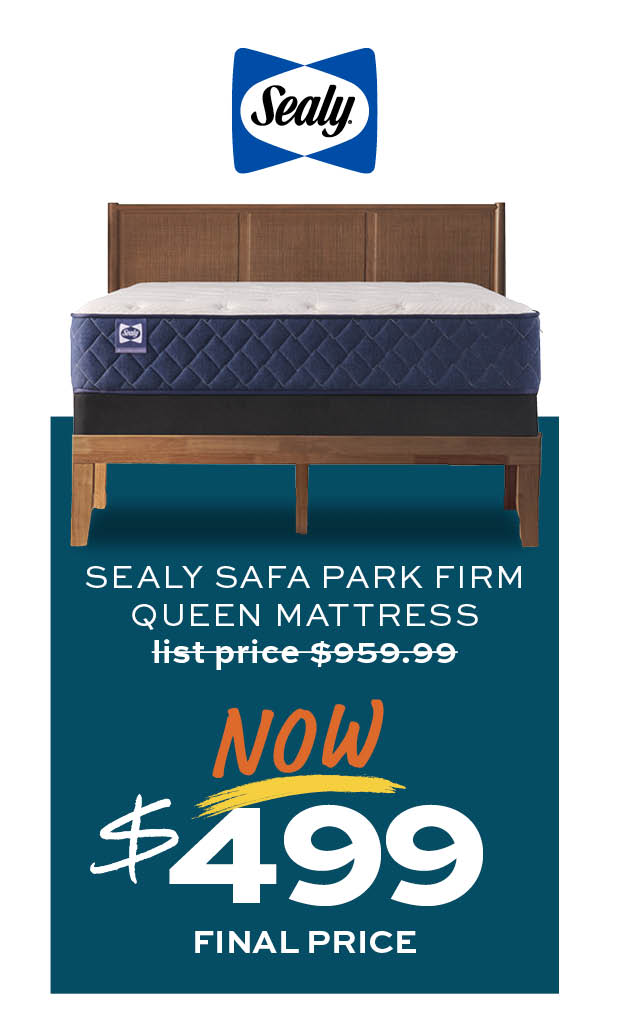 Sealy Safa Park Firm Queen Mattress now $499