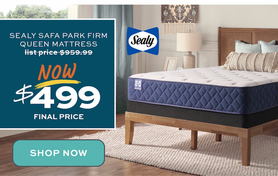 Sealy Safa Park Firm Queen Mattress now $499
